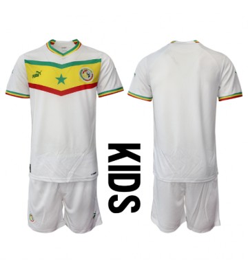 Senegal Hemmakläder Barn VM 2022 Kortärmad (+ Korta byxor)